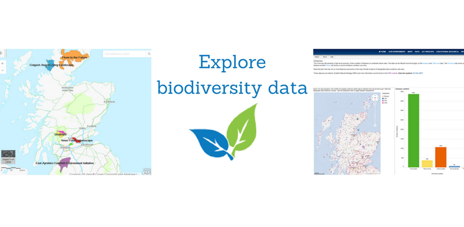 Biodiversity data on Scotland's environment website