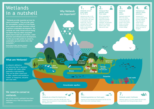 Wetlands in a nutshell - Published by RAMSAR
