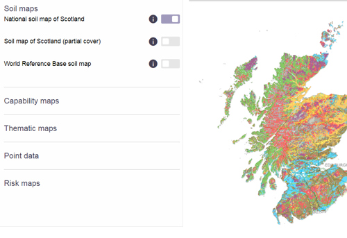 Soil Types Map