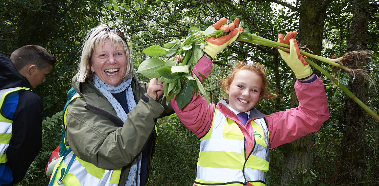 “Pulling invasive Himalayan balsam” - © Ewen Weatherspoon